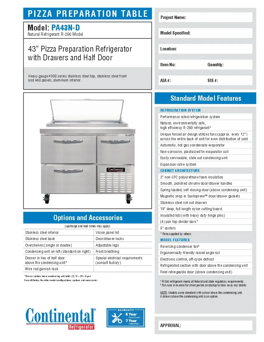 continental-refrigerator-pa43n-d-refrigerated-counter-pizza-prep-table-spec-260412aidkt0.pdf