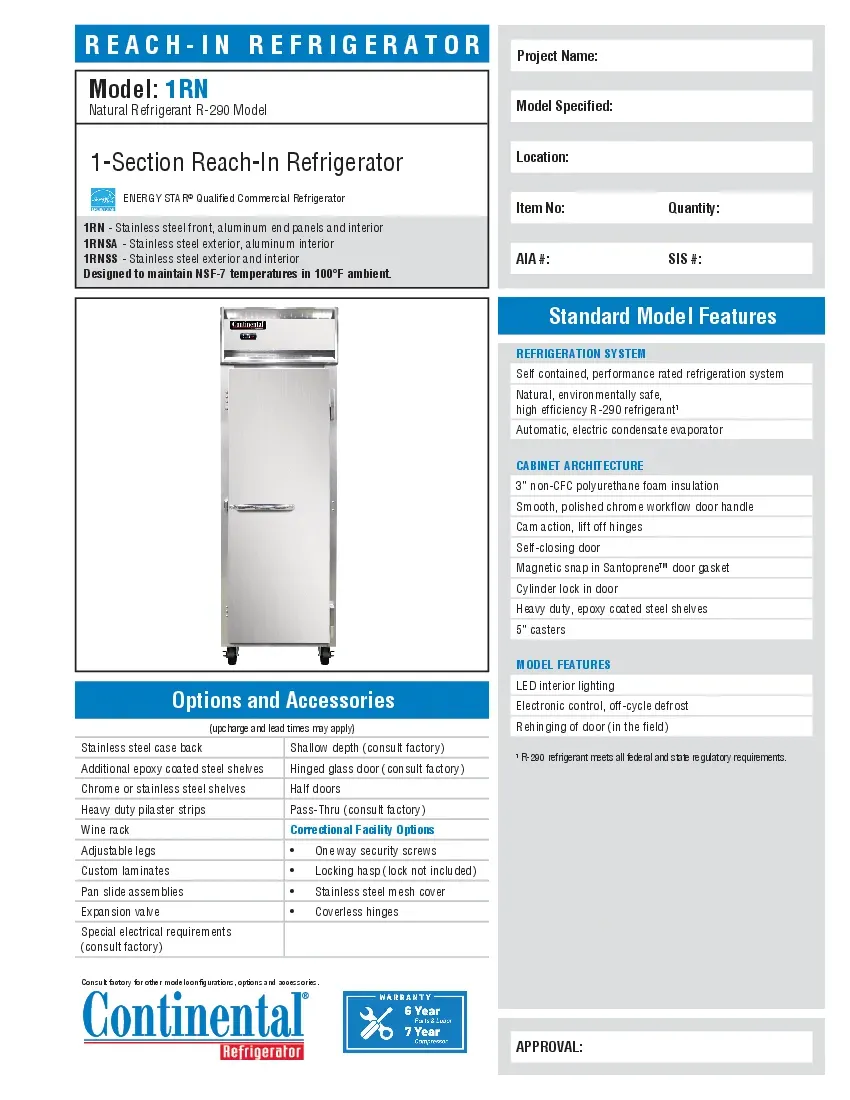 continental-refrigerator-1rn-refrigerator-reach-in-one-section-self-contain-2607196v20sj.pdf