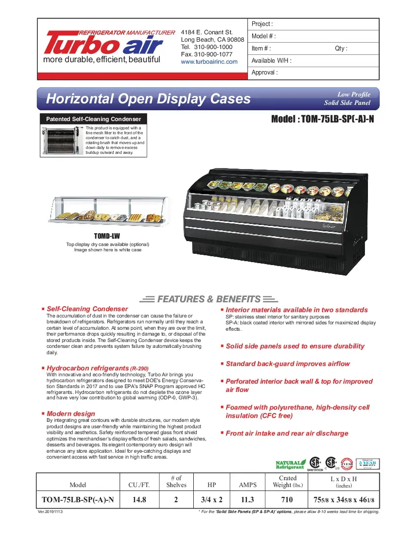 turbo-air-tom-75lb-sp-n-display-cases-115v-specsheet-260719uk0j3v.pdf