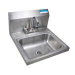 BK Resources , BKHS-D-1410-P-G, Sink, Hand