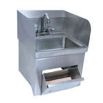 BK Resources , BKHS-D-1410-SKTS-P-G, Sink, Hand