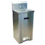 BK Resources , BKHS-W-1410-PED, Sink, Hand