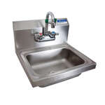 BK Resources , BKHS-W-1410EY-P-G, Sink, Hand