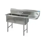 BK Resources , BKS-2-1620-12-18RS, Sink, (2) Two Compartment