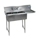 BK Resources , BKS-3-1014-10-15RS, Sink, (3) Three Compartment