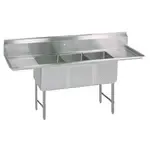 BK Resources , BKS-3-1620-12-18TS, Sink, (3) Three Compartment
