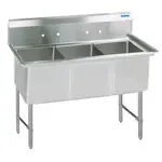 BK Resources , BKS6-3-24-14S, Sink, (3) Three Compartment